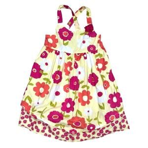 Toddler Girls Adorable Floral Sun Dress Penelope Mack Size 3T